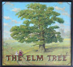The pub sign. The Elm Tree, Cambridge, Cambridgeshire