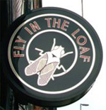 The pub sign. Fly in the Loaf, Liverpool, Merseyside