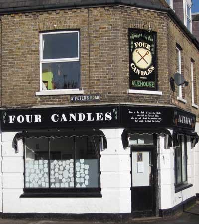 Picture 1. The Four Candles Alehouse, St Peter's, Kent